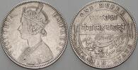 Indien-Britisch 1 Rupee Empire 1765-1947. -