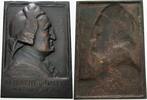 Medicina in nummis Einseitige Bronzegussplakette Albrecht von Haller, 1708-1777 -
