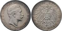Preu&szlig;en 5 Mark 1907 A Wilhelm II. 1888-1918. Patina, wz.Rdf., min.Ber., ... 100,00 EUR  + 9,50 EUR frais d'envoi