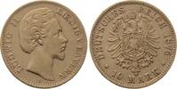 Bayern 10 Mark 1875 D Ludwig II. 1864-1886. Sehr sch&ouml;n 525,00 EUR  + 10,00 EUR frais d'envoi