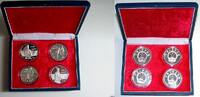 China Set von 4 x 5 Yuan TERRAKOTTA ARMEE -