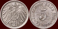  5 Pfennig 1892 A GERMANY - DEUTSCHES REICH - WILHELM II, 1888-1918 -  1... 6,00 EUR  + 9,50 EUR frais d'envoi