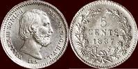 Koninkrijk der Nederlanden 5 Cents 1887 NEDERLAND (NETHERLANDS, KINGDOM)... 95,00 EUR  + 9,50 EUR frais d'envoi