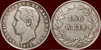 M&uuml;nzen 100 Reis 1872 PORTUGAL, KINGDOM - LUIZ I, 1861-1889 -  75,00 EUR  + 9,50 EUR frais d'envoi