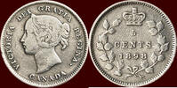 5 Cents CANADA - VICTORIA, 1837-1901 - 1898, London -