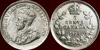 5 Cents CANADA - GEORGE V, 1910-1936 - 1918, Ottawa -