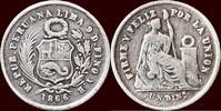 PERU - REPUBLIC - 1 Dinero B, Lima -