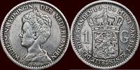 M&uuml;nzen 1 Gulden 1913 NEDERLAND (NETHERLANDS, KINGDOM) - WILHELMINA, 1890... 38,00 EUR  + 9,50 EUR frais d'envoi
