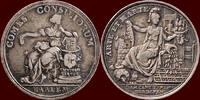 medal NOORDELIJKE NEDERLANDEN (NETHERLANDS) - REPUBLIEK, 1581-1795 - HOLLAND - STAD HAARLEM - Zilveren vroedschapspenning (council ) -