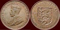  1/24 Shilling 1933 ISLE OF JERSEY - GEORGE V, 1910-1936 - xf-/xf 8,00 EUR  + 9,50 EUR frais d'envoi