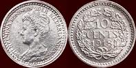 Koninkrijk der Nederlanden 10 Cents 1918 NEDERLAND (NETHERLANDS, KINGDOM... 28,00 EUR  + 9,50 EUR frais d'envoi