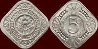 Koninkrijk der Nederlanden 5 Cents 1929 NEDERLAND (NETHERLANDS, KINGDOM)... 12,00 EUR  + 9,50 EUR frais d'envoi