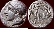AR Diobol AEOLIS, ELAIA - circa 420-380 BC -