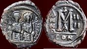 AE Follis BYZANTINE EMPIRE - JUSTINUS (JUSTIN) II, 565-578 - of 40 nummi, Constantinopolis, year 4 -