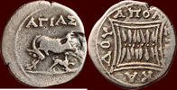 AR Drachm ILLYRIA, APOLLONIA - AGIAS EPIKADOU, magistrate - or victoriatus, circa 200-48 BC -