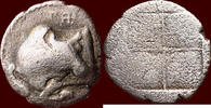 AR Tetrobol MACEDONIA (MACEDON), AKANTHOS - circa 430-390 BC -