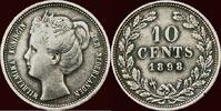 Koninkrijk der Nederlanden 10 Cents 1898 NEDERLAND (NETHERLANDS, KINGDOM... 75,00 EUR  + 9,50 EUR frais d'envoi