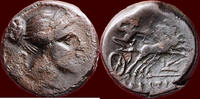 AE BRUTTIUM - THE BRETTII - AE 16, circa 204 - 203 BC -