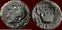 AE BRUTTIUM - THE BRETTII - AE ¼ unit (¼ drachm) or trihemiobol, circa 216-203 BC -
