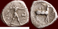drachm BRUTTIUM, KAULONIA (CAULONIA) - AR 1/3 Nomos or circa 475-425 BC -