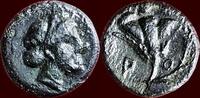 AE CARIAN ISLANDS, RHODOS - AE 10, circa 350-300 BC -