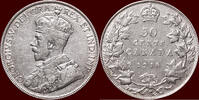 50 Cents CANADA - GEORGE V, 1910-1936 - 1918, Ottawa -