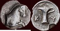 AR Obol AEOLIS, KYME - circa 350-320 BC -