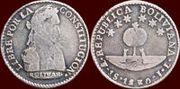 1 Sol BOLIVIA - REPUBLIC - PTS JL, Potosi -