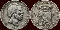 Koninkrijk der Nederlanden &frac12; Gulden 1864 NEDERLAND (NETHERLANDS, KINGDOM... 55,00 EUR  + 9,50 EUR frais d'envoi