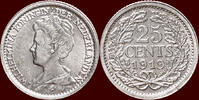 Koninkrijk der Nederlanden 25 Cents 1919 NEDERLAND (NETHERLANDS, KINGDOM... 82,00 EUR  + 9,50 EUR frais d'envoi