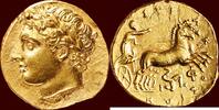50 Litrai SICILIA (SICILY), SYRACUSE - AGATHOKLES, 317-289 BC - AV Hemistater or decadrachm, circa 317-310 BC -