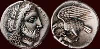 BRUTTIUM, LOKROI EPIZEPHYRIOI - AR Nomos or tridrachm, circa 350-300 BC -
