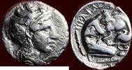 AR Diobol LUCANIA, HERAKLEA - circa 380-325 BC -