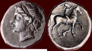 Didrachm CALABRIA, TARAS (TARENTUM) - CAMPANO-TARENTINE ALLIANCE COINAGE (MONETARY ALLIANCE WITH NEAPOLIS) - AR Nomos or 281-228 BC -