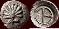 CALABRIA, TARAS (TARENTUM) - AR 1/10 Nomos or litra, circa 500-480 BC -