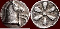 AR Hemiobol AEOLIS, KYME - circa 400-350 BC -