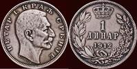 M&uuml;nzen 1 Dinar 1912 SERBIA, KINGDOM - PETER I, 1903-1912 -  15,00 EUR  + 9,50 EUR frais d'envoi