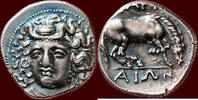  AR Drachm 356-342 v. Chr. THESSALIA, LARISSA - circa 356-342 BC BCD The... 3350,00 EUR  + 25,00 EUR frais d'envoi