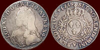  Ecu 1738 V FRANCE - KINGDOM - LOUIS XV, 1715-1774 - Ecu 1738 V, Troyes ... 435,00 EUR  + 11,00 EUR frais d'envoi