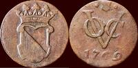 ½ Duit NOORDELIJKE NEDERLANDEN (NETHERLANDS) - REPUBLIEK, 1581-1795 - NEDERLANDS OOST-INDIË (DUTCH EAST INDIES) - V.O.C. - STAD UTRECH -