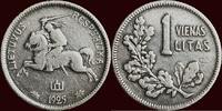 BALTIC STATES - LITHUANIA ( LITOUWEN ) - FIRST REPUBLIC, - 1 Litas1925 -