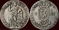 X Stuiver NOORDELIJKE NEDERLANDEN (NETHERLANDS) - REPUBLIEK, 1581-1795 - NEDERLANDS OOST INDIË (DUTCH EAST INDIES) - V.O.C. - WEST-FRIESLA -