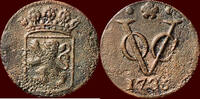 Duit NOORDELIJKE NEDERLANDEN (NETHERLANDS) - REPUBLIEK, 1581-1795 - NEDERLANDS OOST-INDIË (DUTCH EAST INDIES) - V.O.C. - HOLLAND - -