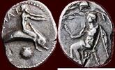 CALABRIA, TARAS (TARENTUM) - AR Nomos or tridrachm, circa 460-440 BC -