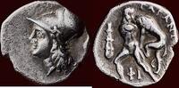 AR Diobol CALABRIA, TARAS (TARENTUM) - circa 280-228 BC -