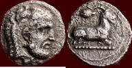 AR Siglos CYPRUS - KINGDOM OF SALAMIS - EVAGORAS I, 411 - 373 BC - Salamis -