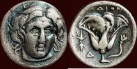 AR Didrachm CARIAN ISLANDS, RHODOS - circa 305-275 BC -