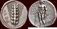LUCANIA, METAPONTION (METAPONTUM) - AR Nomos or tridrachm, circa 440-430 BC -