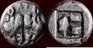 1/12 Stater LESBOS - EARLY BILLON AND SILVER COINAGE - BI probably Mytilene or Methymna, circa 478-460 BC -