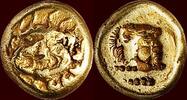 EL 1/6 Stater LESBOS - ELECTRUM COINAGE - or hekte, Mytilene, ca. 521-478 BC -